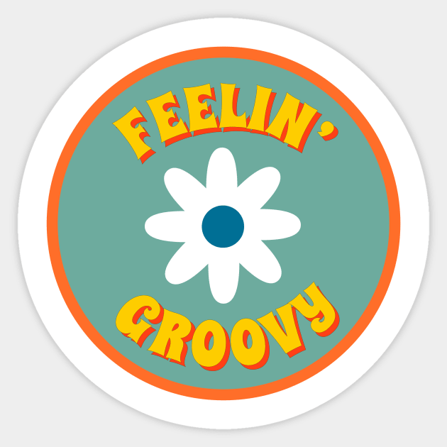 Feelin' Groovy Sticker by RainbowAndJackson